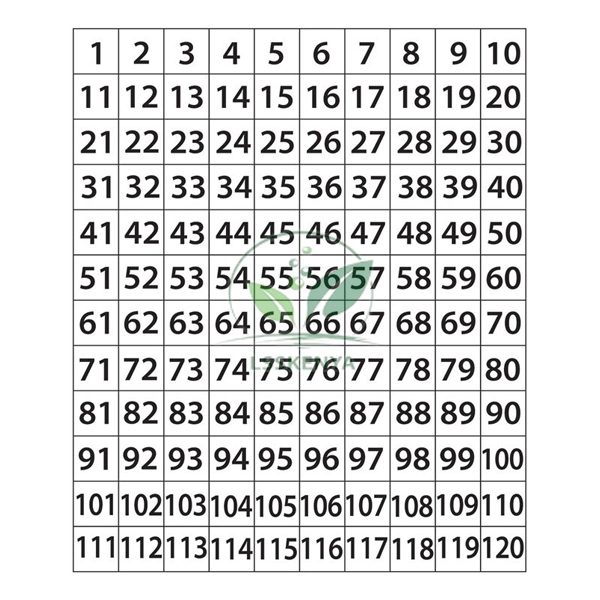 120 Number Board